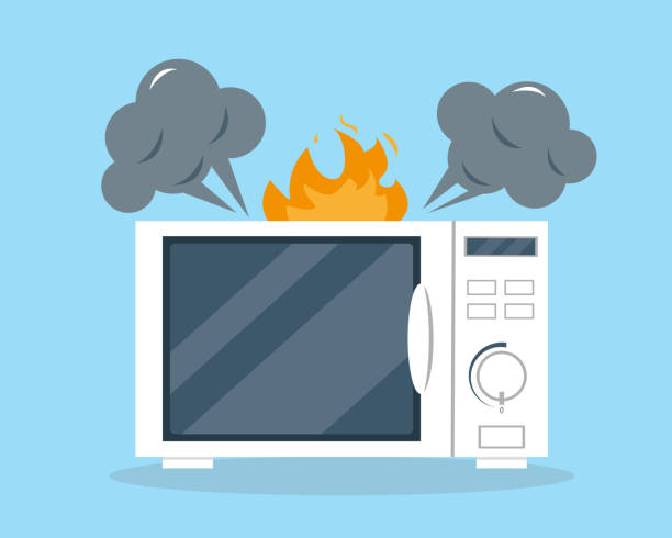 Microwave Repair Illustration