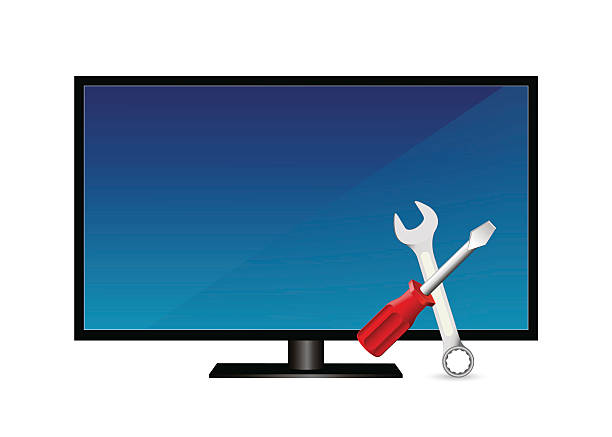 LED TV Repair Illustration
